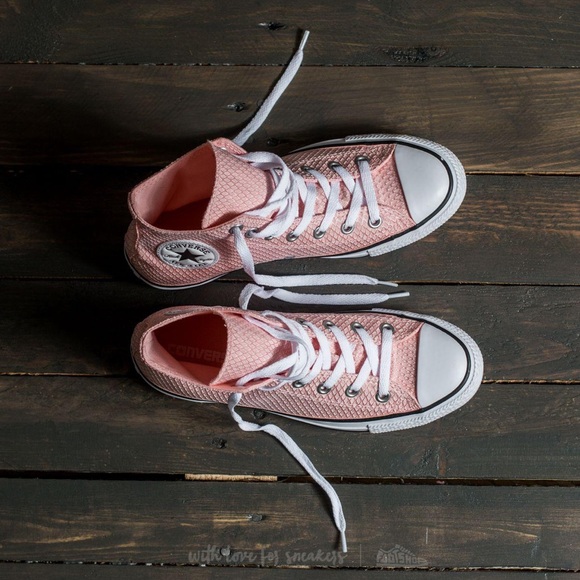 ‼️SALE‼️ Converse Vapor Pink High Top Sneakers - Picture 5 of 8